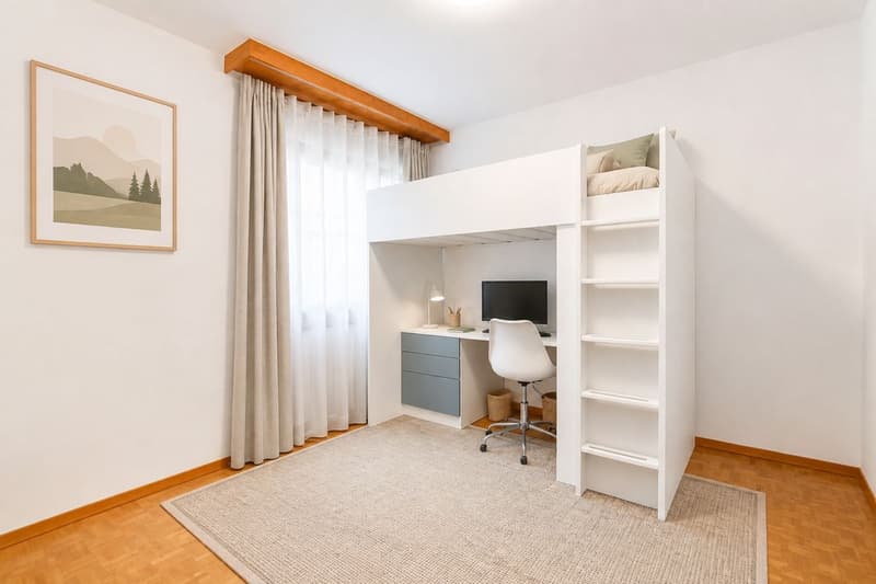 Appartement de 3.5 pièces : Un esprit de village aux portes du centre ville (3)
