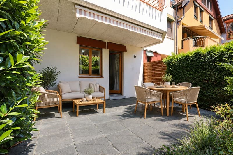 Appartement de 3.5 pièces : Un esprit de village aux portes du centre ville (2)