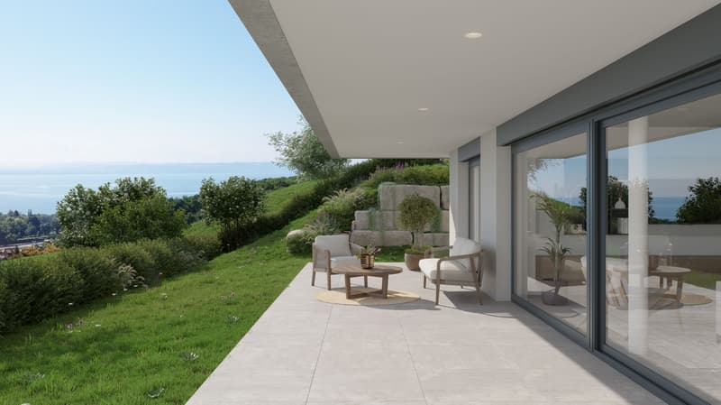 Rez-de-jardin avec vue somptueuse. (4)
