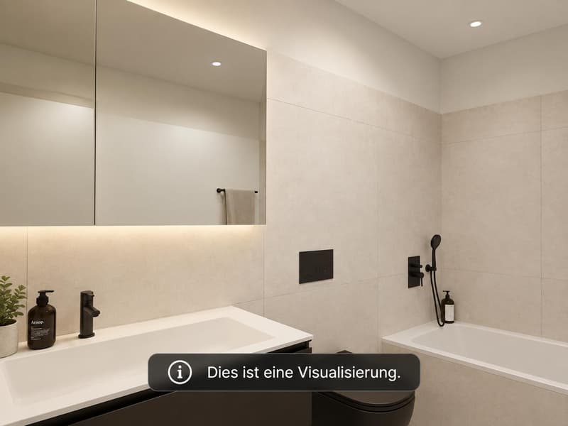 Moderne 3.5-Zimmer-Wohnung mit Bergblick und Balkon in Zug (6)