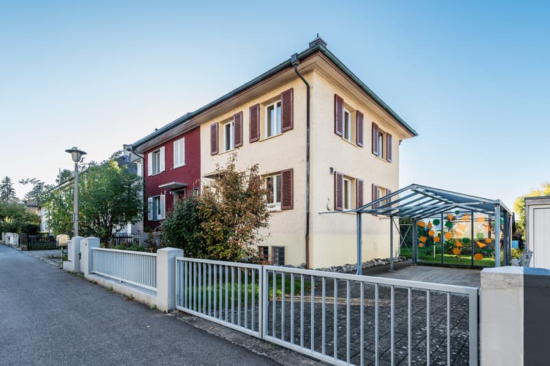 Doppelhaushälfte mit Charme und grossem Garten (1)
