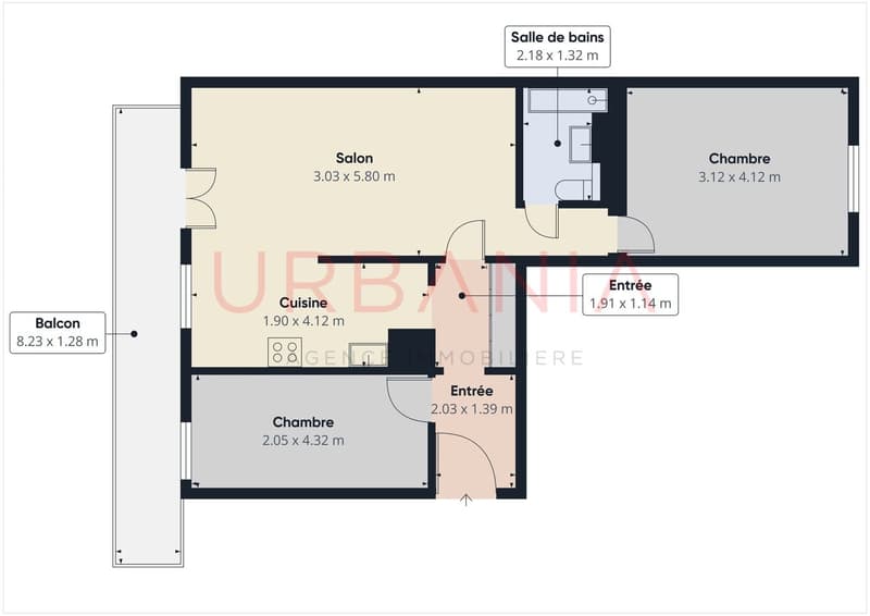 Magnifique appartement de 4 pièces - 68 m² PPE - avec balcon de 10 m² (11)