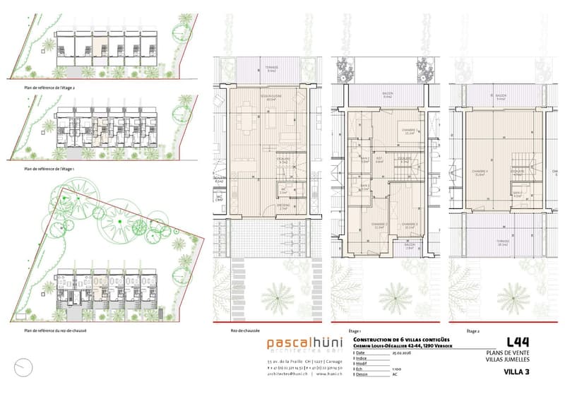 Projet résidentiel de six villas avec jardins privatifs (8)