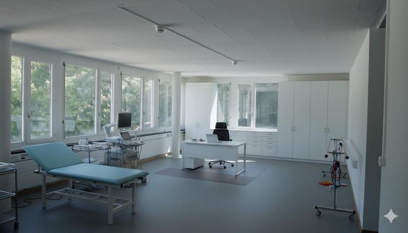 Surface médicale lumineuse dès 265 m² à proximité directe du centre médical des Cadolles (2)