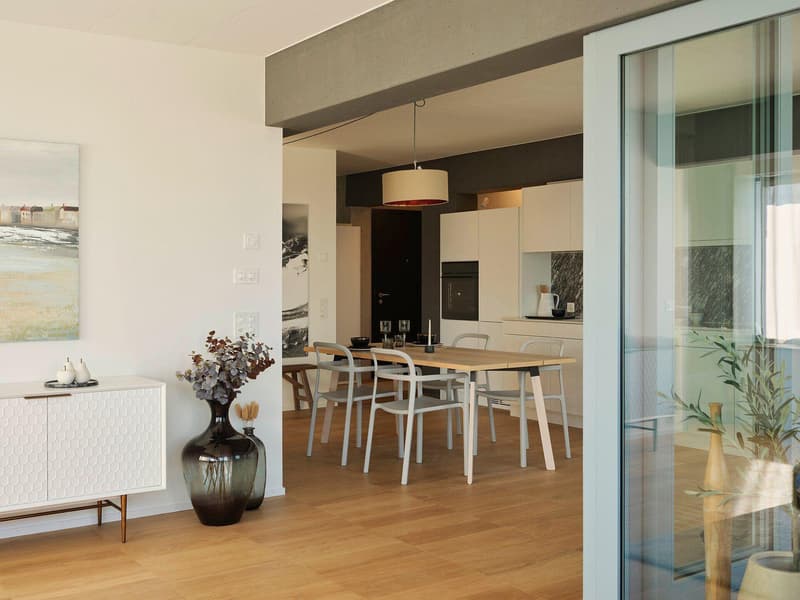 Über den Dächern von Zürich  2.5-Zimmerwohnung im 11. Stock (2)