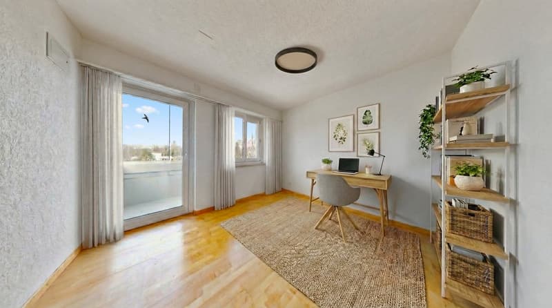 Sonnige 3.5-Zimmer-Wohnung mit zwei Balkonen in attraktiver Lage nahe Zürich (4)