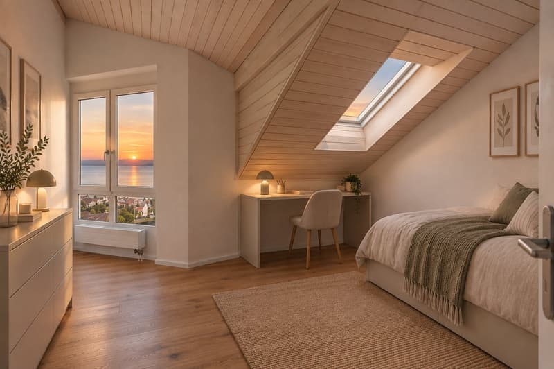 Helle Dachwohnung mit Seesicht (4)