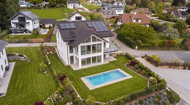 Villa contemporaine neuve d'exception comprenant deux appartements indépendants (9)