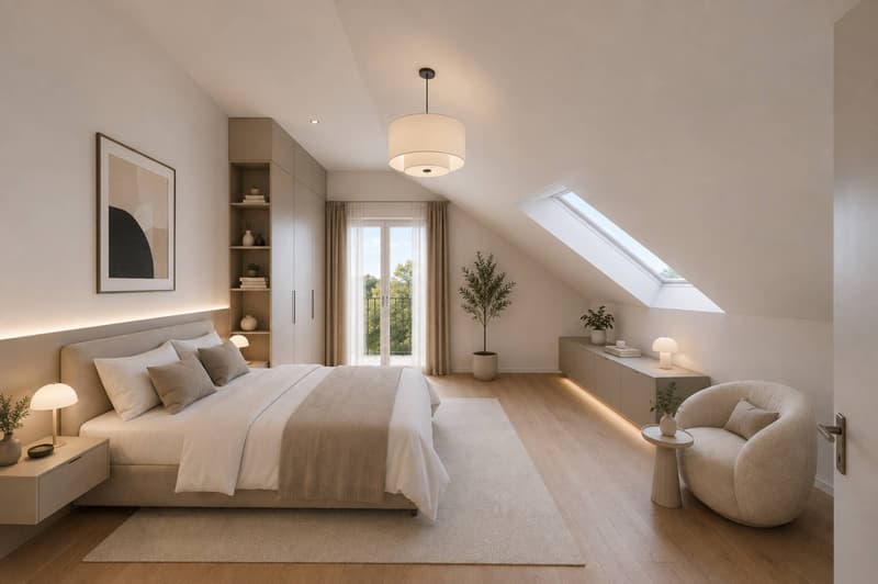 Nouvelle promotion : Attique de 2,5 pièces avec balcon (3)