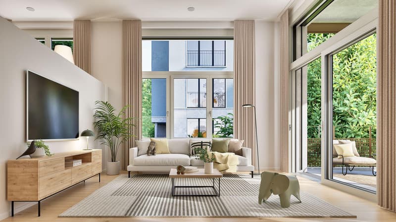 Livingstone CHAMA: einzigartige Garten-Galeriewohnung mit 3.50 m Raumhöhe (2)