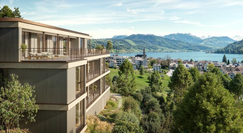 Wohnen über dem Ägerisee – exklusiv, ruhig und mit unverbaubarer Seesicht (2)
