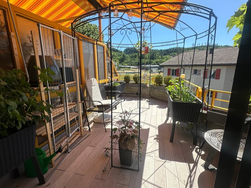 Heimelige 4.5-Zimmer-Dachwohnung mit Terrasse (1)