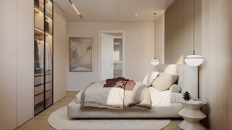 Superbe appartement neuf de 3,5 pièces avec grand balcon au 1er étage à Vouvry ! (2)