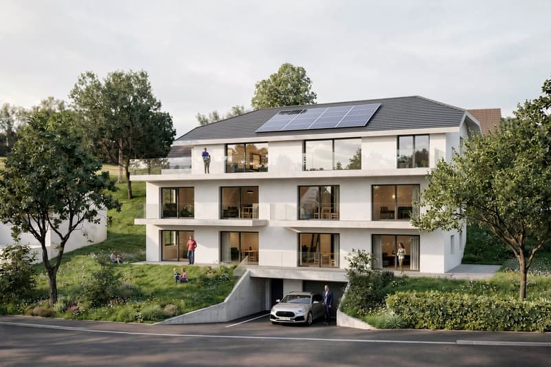 Magnifique appartement neuf de 3,5 pièces avec terrasse et jardin privatif à Vouvry ! (9)