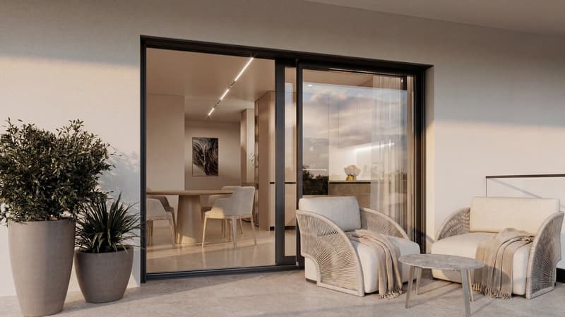 Magnifique appartement neuf de 3,5 pièces avec terrasse et jardin privatif à Vouvry ! (6)