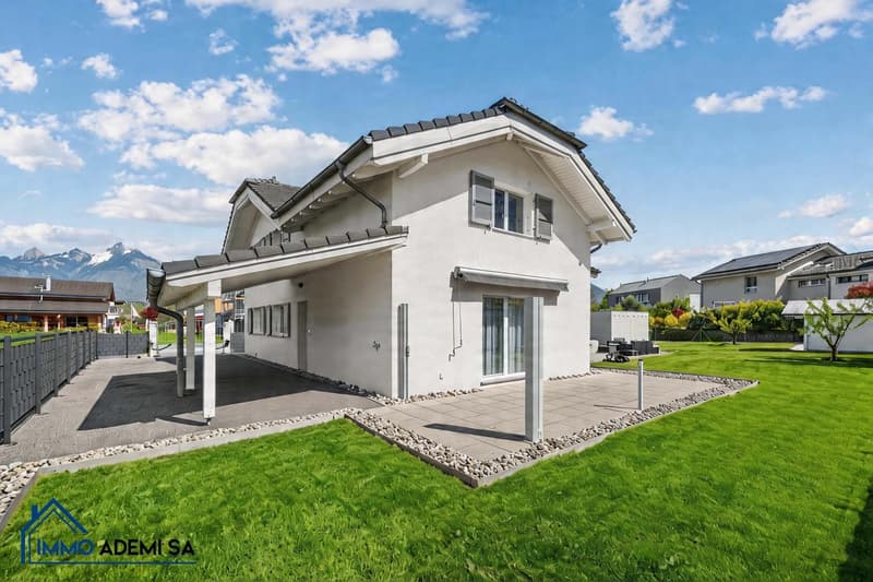 Spacieuse villa individuelle de 269 m² avec 2 logements, sur une parcelle de 1'009 m² au Bouveret ! (6)
