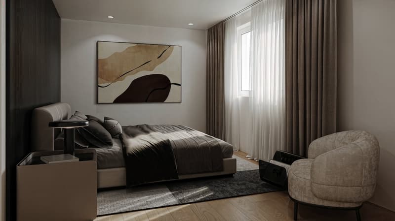 Splendide appartement neuf de 3,5 pièces avec grand balcon à Evionnaz ! (7)