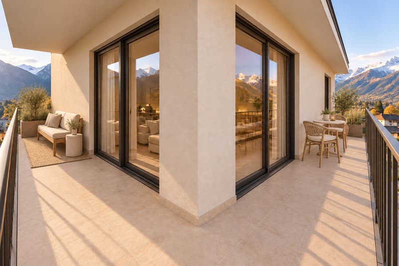 Splendide appartement neuf de 3,5 pièces avec grand balcon à Evionnaz ! (7)