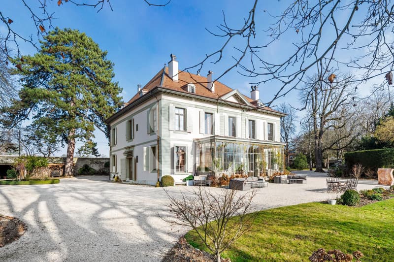 Maison de Maître au coeur d'un grand parc arboré, Cologny (1)