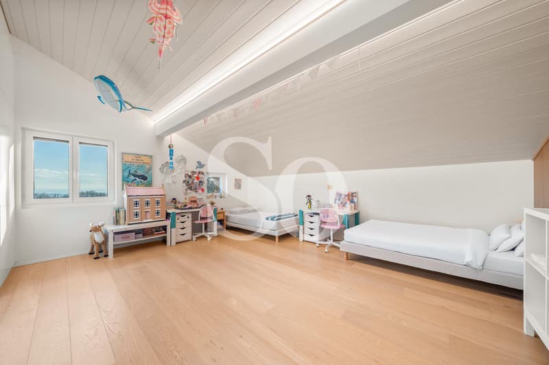 Exclusivité: Villa Rénovée avec Piscine, Vue Lac et Mont-Blanc (9)