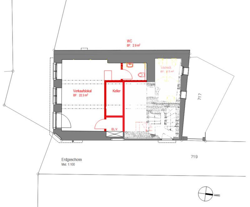 Commercial space in the city center of Glarus (2)