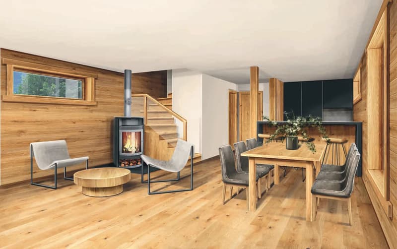 Chalet d'exception avec vue imprenable et ensoleillement optimal (6)