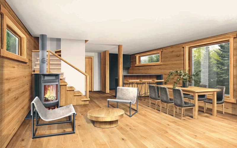 Chalet d'exception avec vue imprenable et ensoleillement optimal (5)