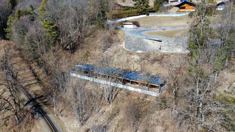 Terrain aux Posses-sur-Bex avec possibilité de construire 3 villas (2)