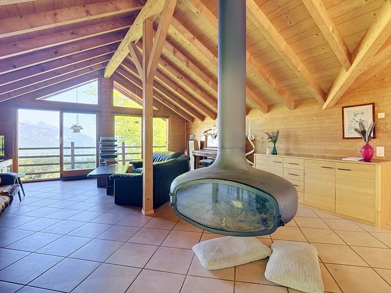 LES GIETTES | Villa individuelle d'exception avec vue imprenable et biotope naturel (12)