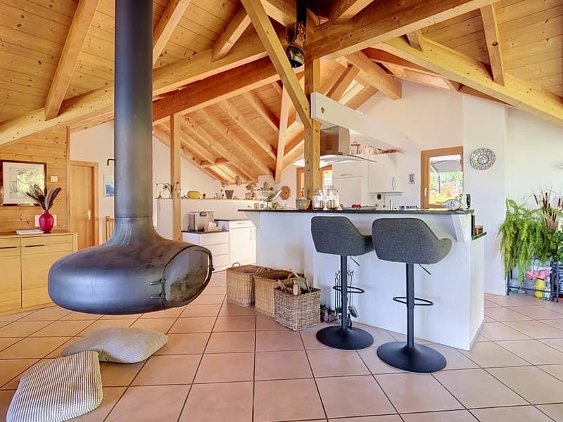 LES GIETTES | Villa individuelle d'exception avec vue imprenable et biotope naturel (7)