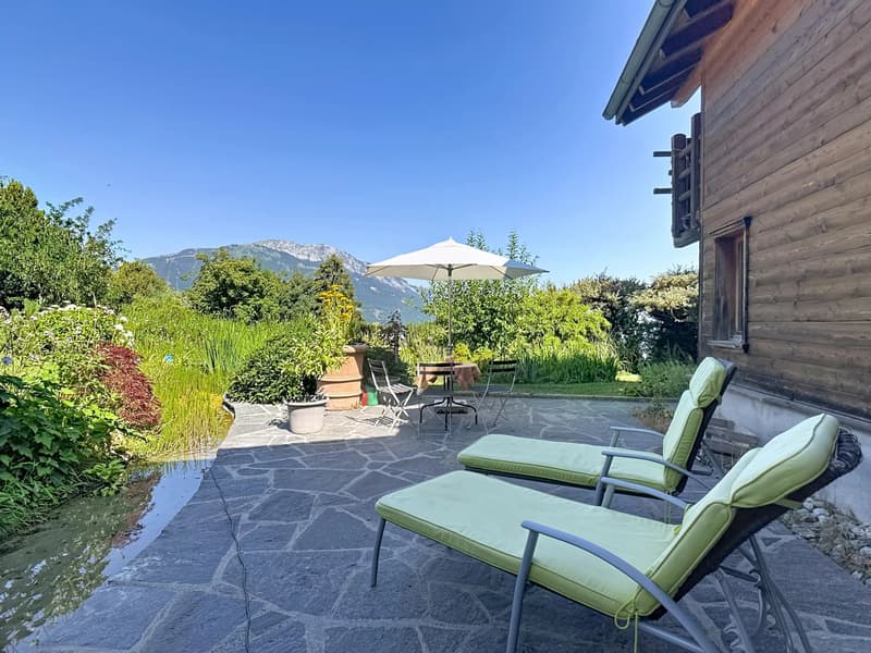 LES GIETTES | Villa individuelle d'exception avec vue imprenable et biotope naturel (1)
