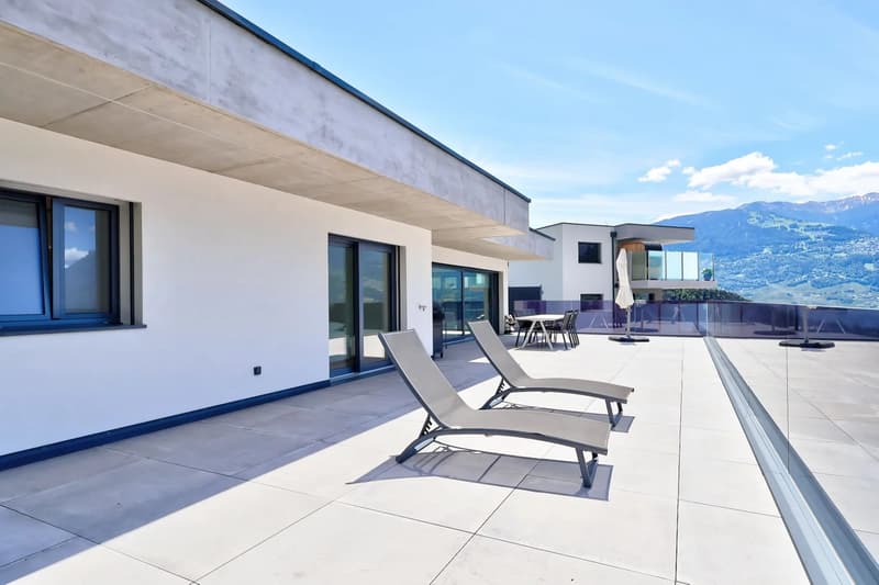 Chandolin-près-Savièse | Villa contemporaine d'exception avec grande terrasse panoramique (13)