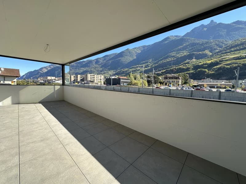 Saxon - 4.5 pièces neuf avec grande terrasse couverte (10)
