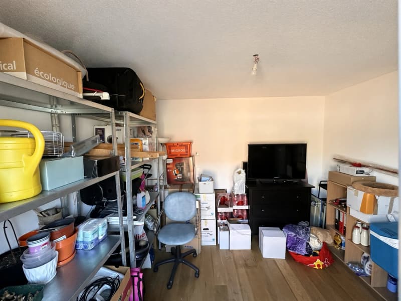 Collombey | Maison contemporaine de deux appartements avec terrasses et accès piscine (4)