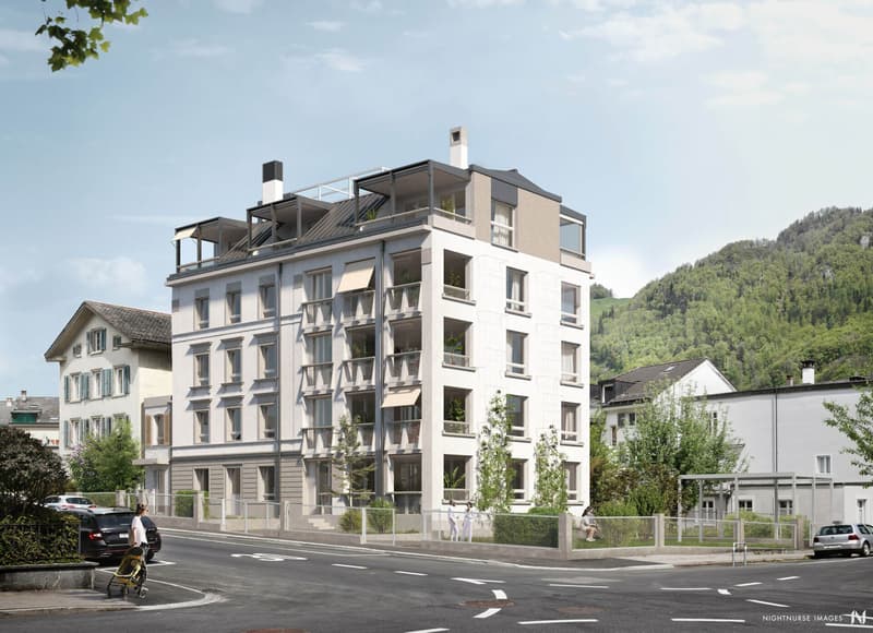 Fünf neue, exklusive und hochwertige Eigentumswohnungen im Zentrum von Glarus (1)