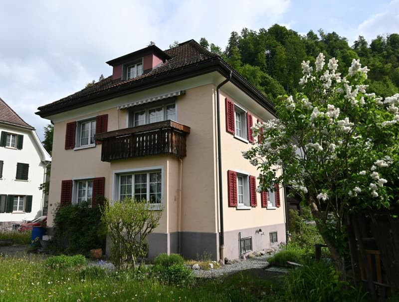 Freistehendes 5.5-Zimmer-Einfamilienhaus mit grossem Garten und Garage (1)