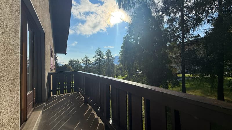 Vue depuis le balcon Sud / View from the south balcony / Vista dal balcone sud