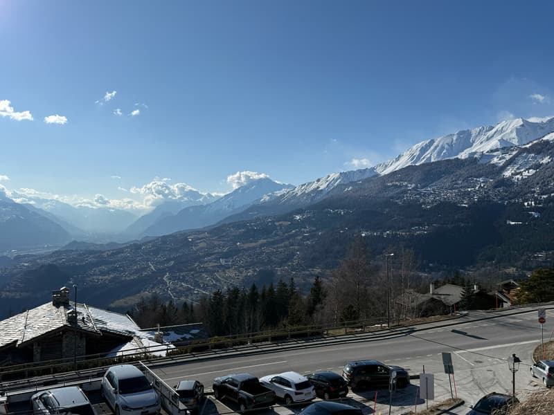 Vue depuis le chalet / View from the chalet / Vista dallo chalet