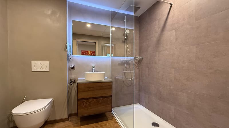 Chambre 2 - Salle de douche / Bedroom 2 - Shower room / Camera da letto 2 - Bagno con doccia