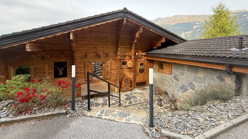 Entrée du chalet