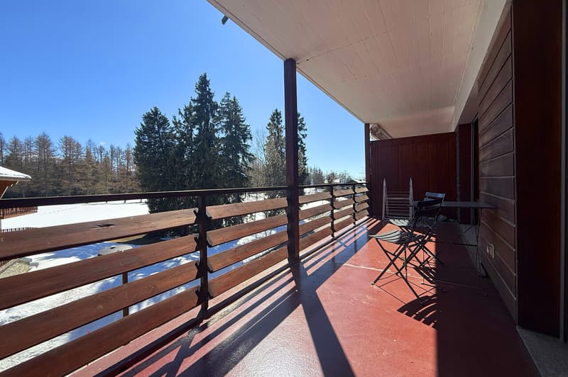 Balcon avec vue sur le Golf Ballesteros