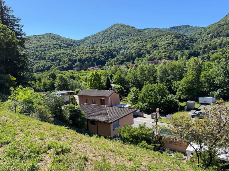 Terreno edificabile con vista panoramica a Monteggio (3)