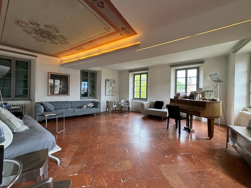 Esclusivo appartamento 5.5 in edificio storico a Lugano Carona (3)