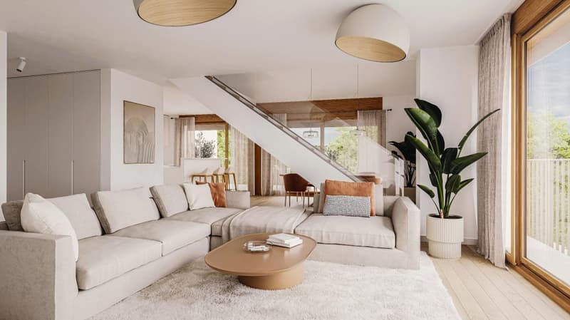 Appartement neuf en duplex à Founex (2)