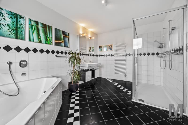Magnifique duplex de 7.5 pièces avec terrasse et jardin privatif à Pully (12)