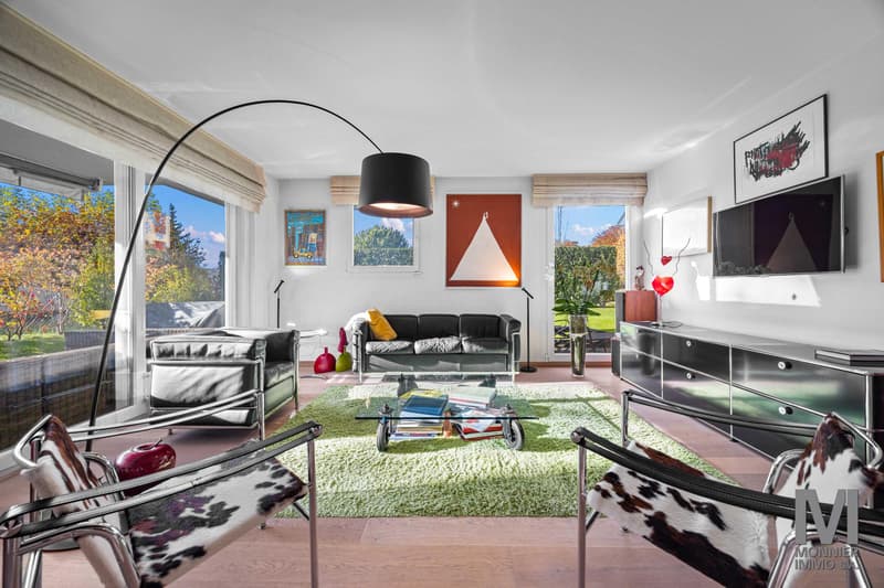 Magnifique duplex de 7.5 pièces avec terrasse et jardin privatif à Pully (2)