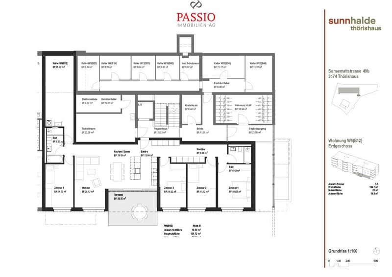 Exklusive 5.5-Zimmer Neubau-Parterrewohnung mit hochwertigem Ausbau (3)
