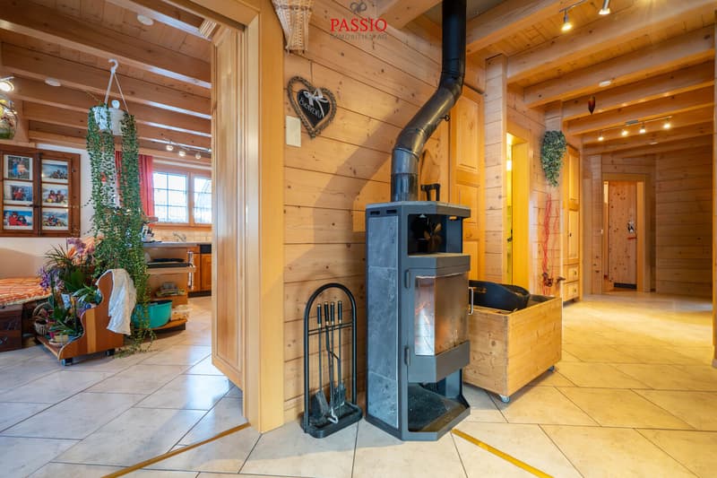 Maison en bois de mélèze alpine 6,5 pièces avec vue fantastique sur les montagnes (11)