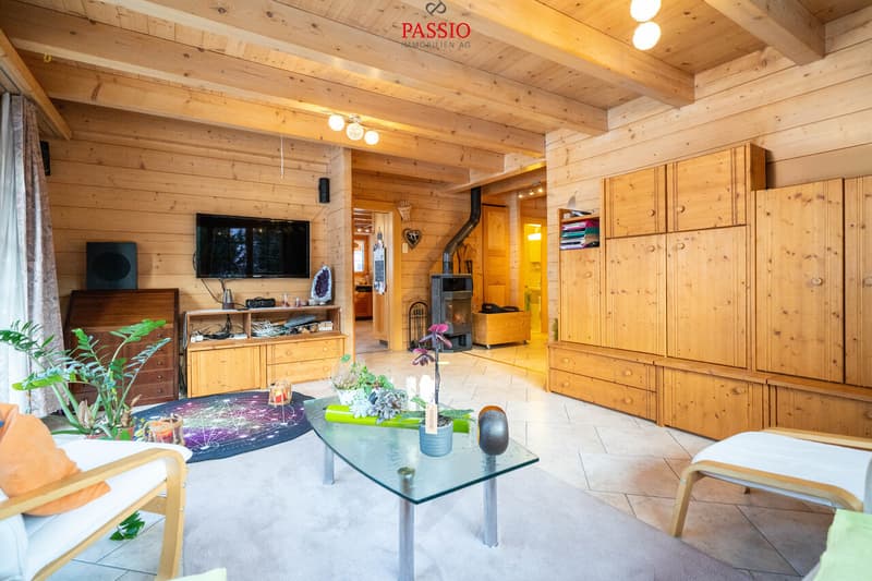 Maison en bois de mélèze alpine 6,5 pièces avec vue fantastique sur les montagnes (6)