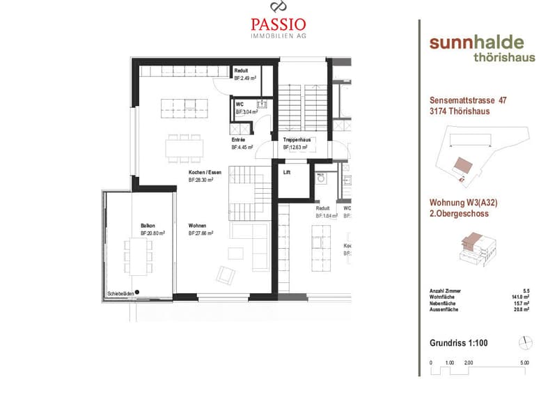 Hochwertige 5.5-Zimmer Neubau-Duplexwohnung mit exklusivem Innenausbau (4)